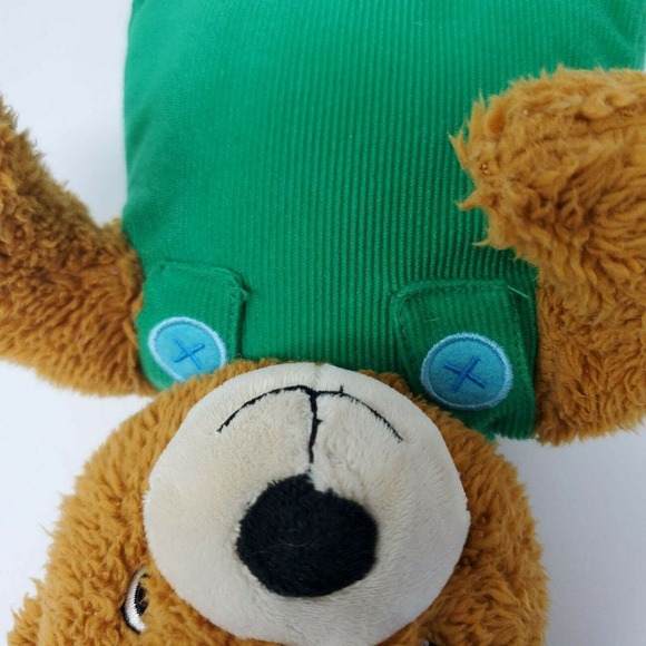 Kohl's Cares Corduroy Plush Stuffed Animal Teddy Bear Green Overalls 14" Story - Picture 6 of 6